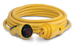 Marinco Power Cord, 30 amp/125 V AC, 25 ft Length, With Blue LED Power Indicator Light - CS30-25