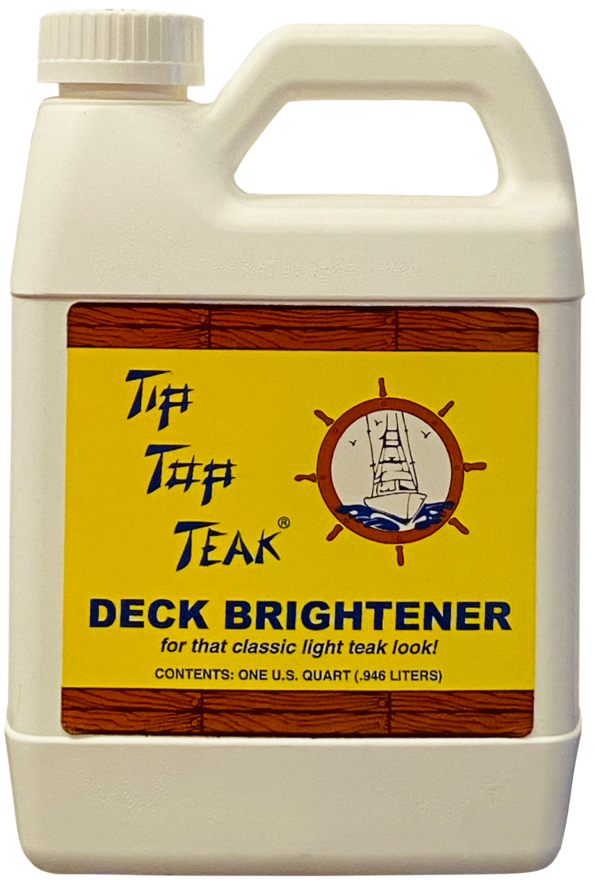 SUDBURY Boat Teak Brightener, Use To Brighten Teak Dulled By Weather And Wear, 32 oz Jug - TB3001