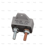 Pollak Circuit Breaker, 50 amp/12 V DC, With 90 Mounting Bracket - 54-250PL