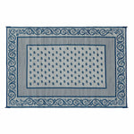 Faulkner Patio Mat, 9 ft Length x 6 ft Width, Blue - 48698