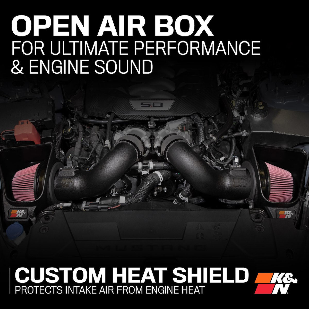 K&N Air Cleaner Assemblies and Air Intake Kits 63-2626 product image 4