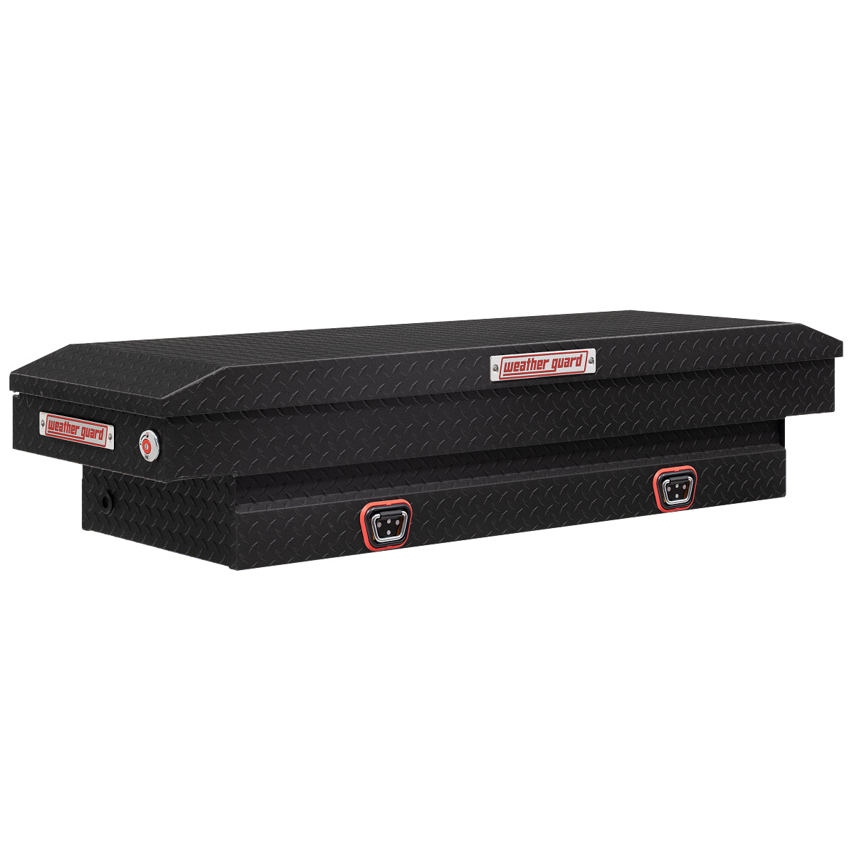Weather Guard Tool Box, Textured Matte Black, Aluminum, 20 in Length x 62 in Width x 13 in Height - 154-52-04