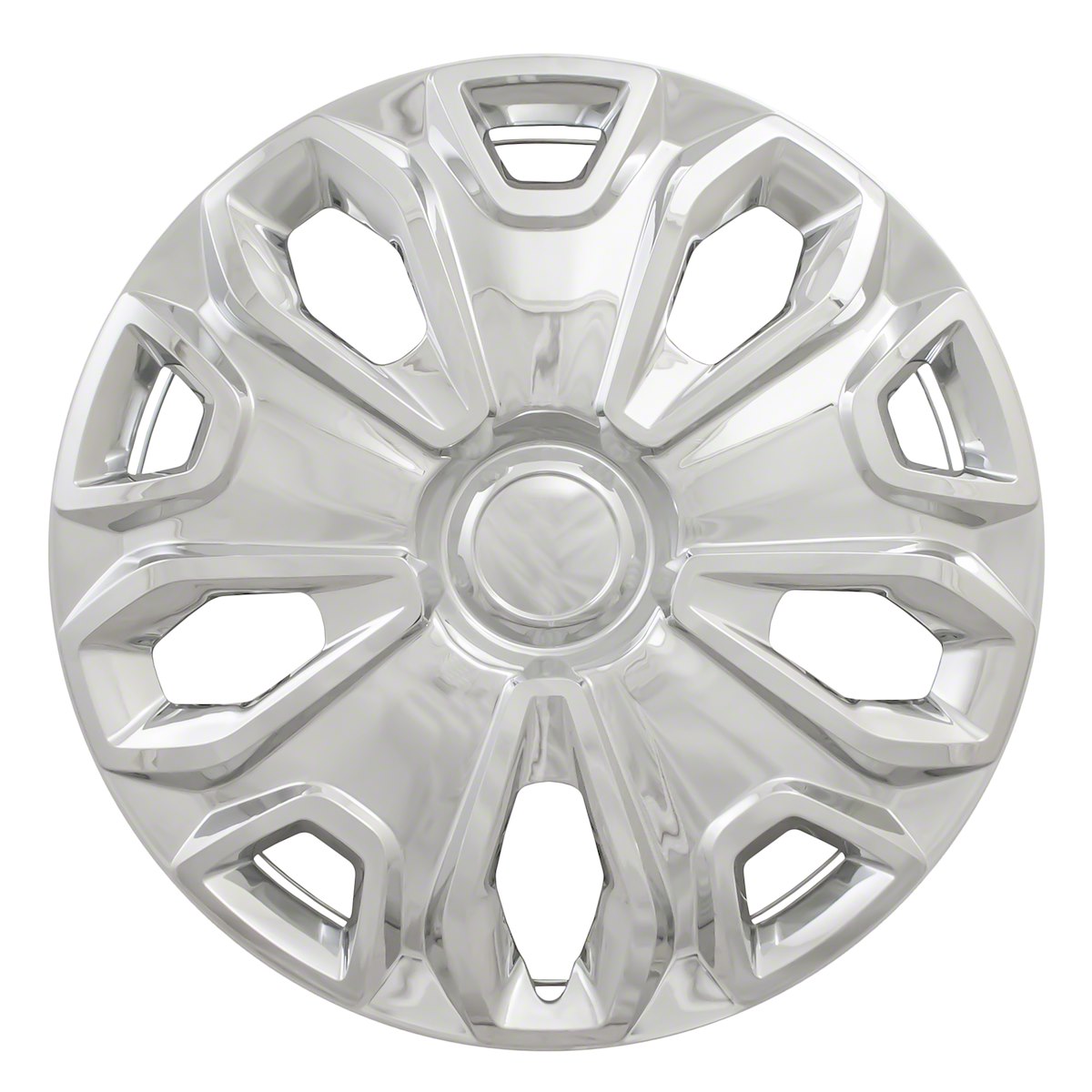 Coast2Coast Wheel Cover, 16 in, 5 Split Spoke, Chrome Plated, Set Of 4 - IWC51216C