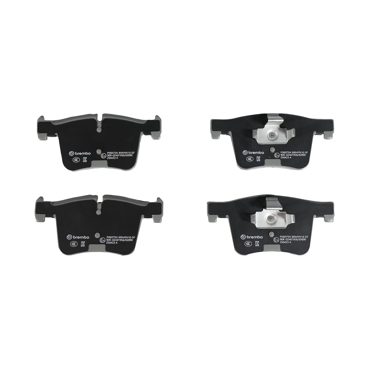 Brembo Brake Pad, FMSI Number D1561-8772, Ceramic, Set Of 4 - P06075N