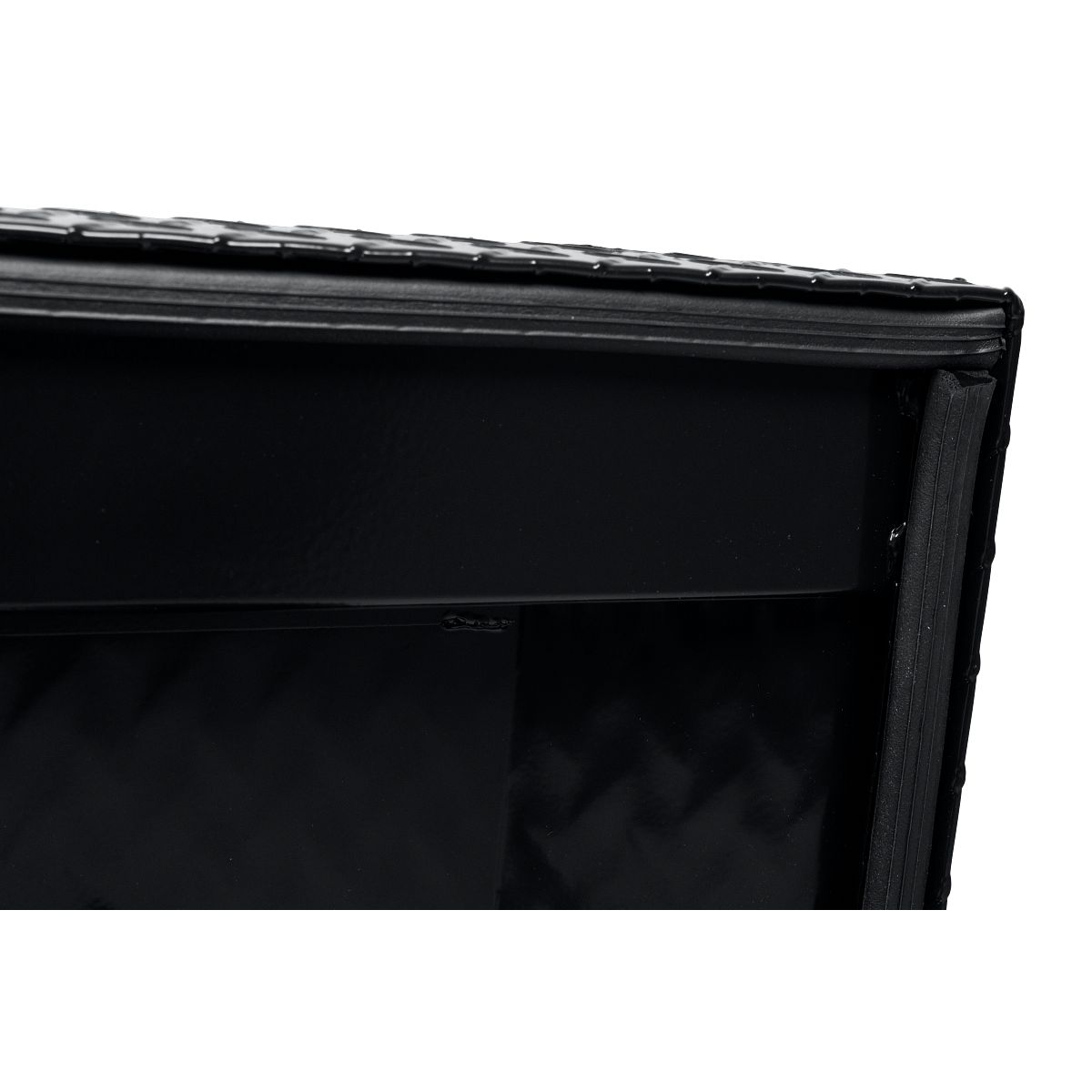 Weather Guard Tool Box, Gloss Black, Aluminum, 20 in Length x 72 in Width x 18 in Height - 127-5-04