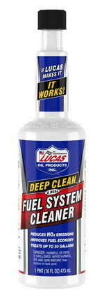Lucas Oil Fuel Additive, Treats Up To 30 gal, 16 oz Bottle - 10512