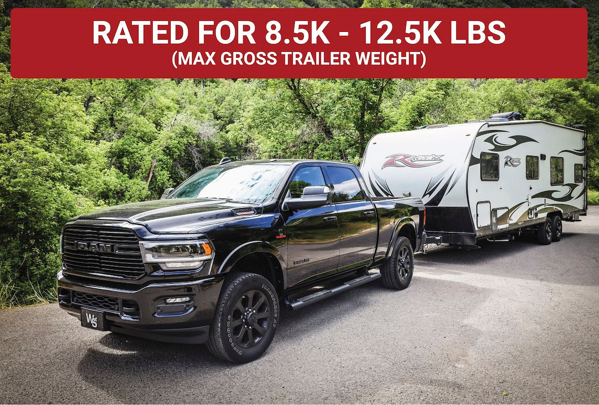 Weigh Safe Weight Distribution Hitch, 12500 lb Gross Trailer Weight, With 2 in Shank/6 in Drop, With 2-5/16 Stainless Steel Tow Ball - TTMW6-2XL