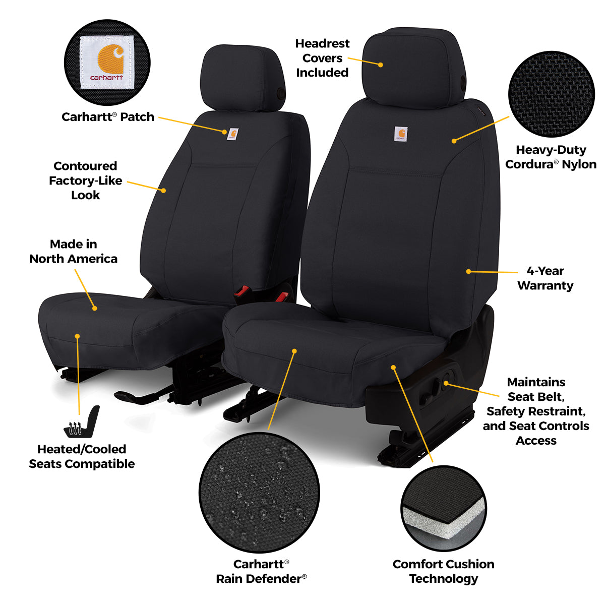 Covercraft Seat Covers GTF4347ABCOBK product image 2