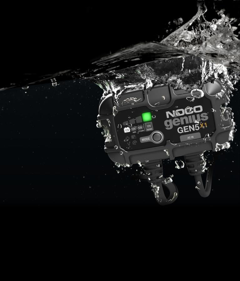 NOCO Battery Charger, For 12 V Batteries, 1 Bank Onboard Charger, 120 To 240 V AC/50 To 60 Hz - GEN5X1