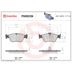 Brembo Brake Pads P50023N product image 3