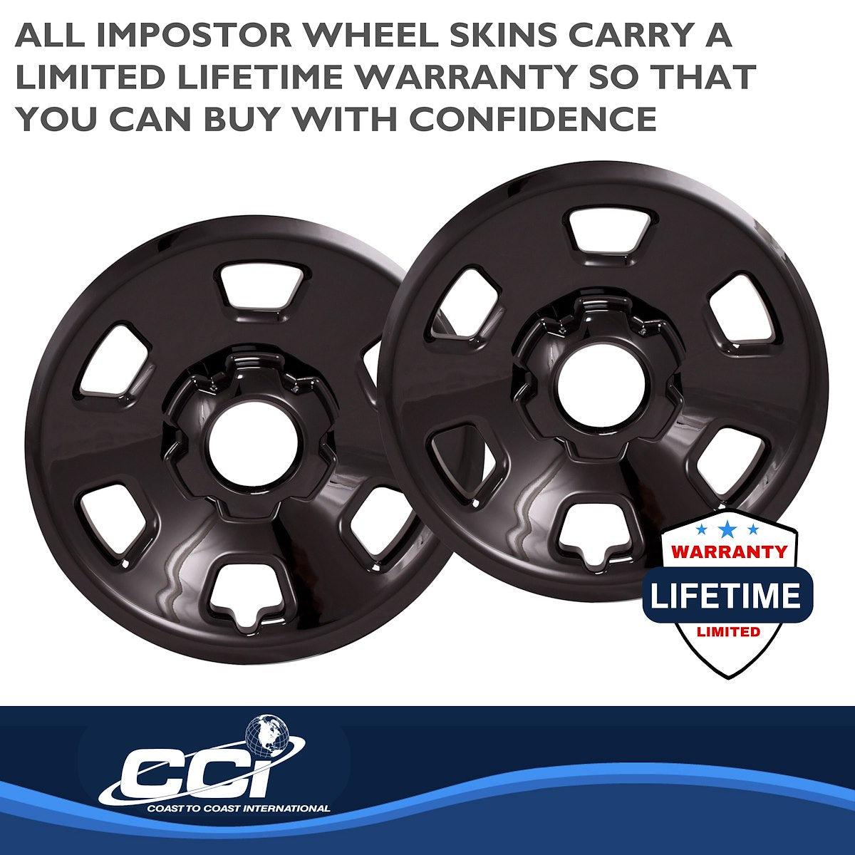 Coast2Coast Wheel Skins & Styled Wheel Covers IMP102BLK product image 3