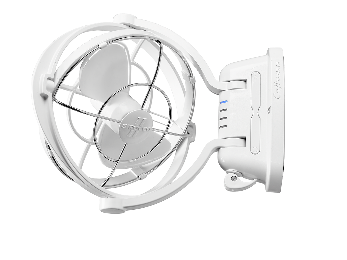 Caframo Limited Fan, 7 in, 3 Speed, 12 V or 24 V - 7010CAWBX