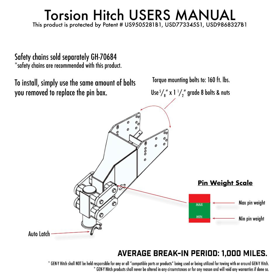 GEN-Y Hitch Fifth-Wheel to Gooseneck Couplers GH-8076AL product image 5
