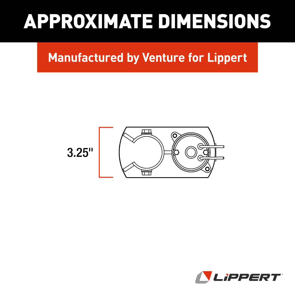 Lippert Slide Out Motor, 5800 RPM, 30 amp, 12 V DC - 132682