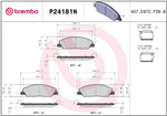 Brembo Brake Pads P24181N product image 2