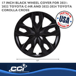 Coast2Coast Universal Wheel Covers IWC55617BLK product image 3