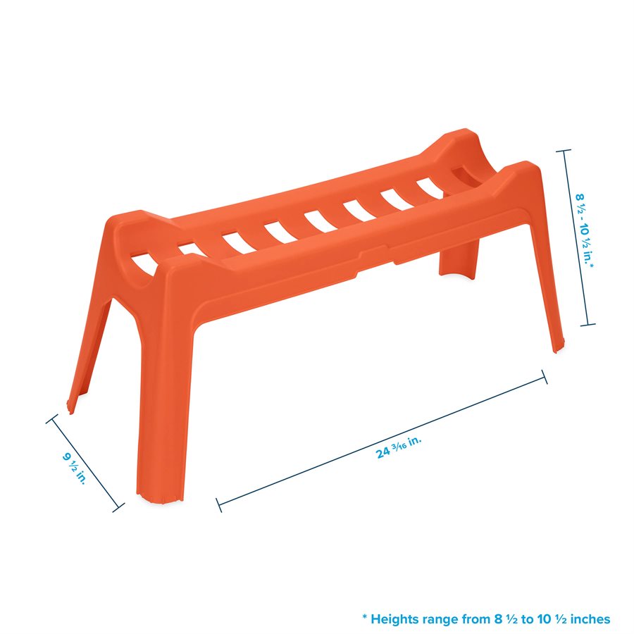Camco Sewer Hose Support, With 5 Graduated Height Sections From 8-1/2 in To 10-1/2 in, Set of 5 - 43072