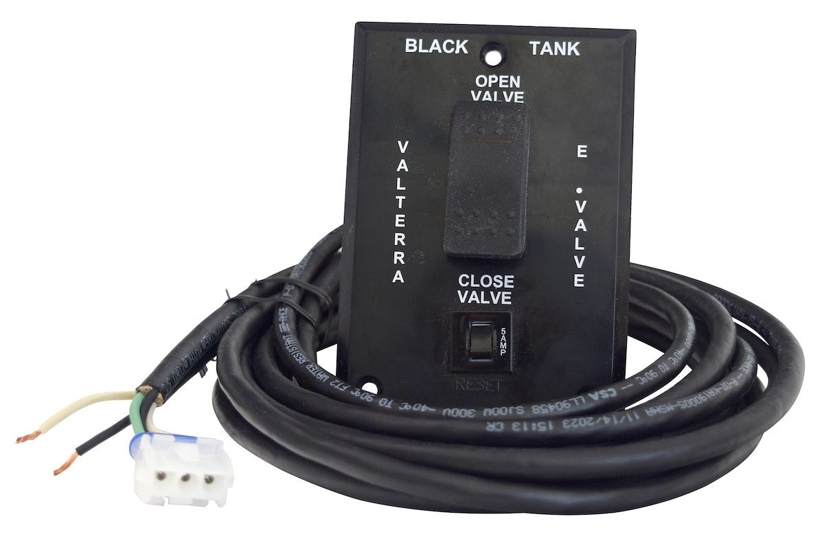 Valterra Sewer Waste Valve, For RV Black And Gray Water System, 12 V/1.7 amp Motor, 3 in Waste Valve - E1003NEVP