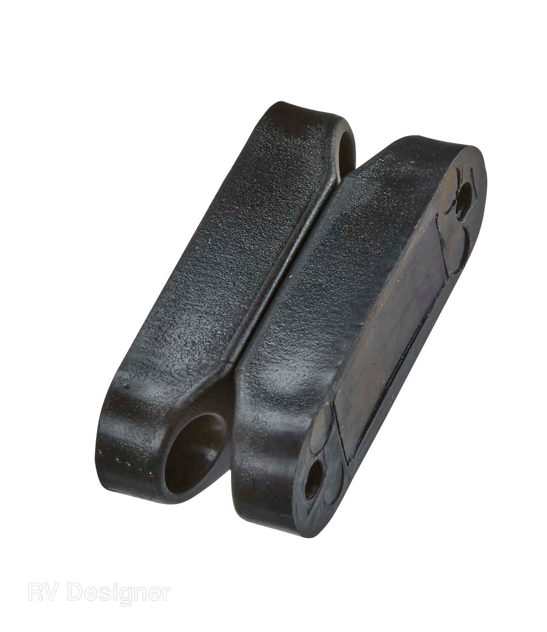 RV Designer Door Catch, Black, Set Of 2 - L607