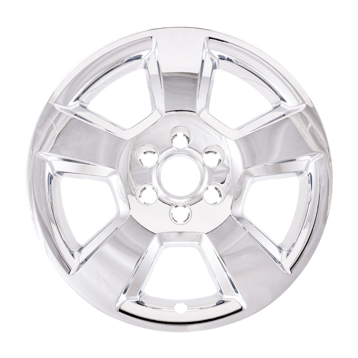 Coast2Coast Wheel Skin, 20 in, 5 Spokes, Chrome, Set Of 4 - IWCIMP490X