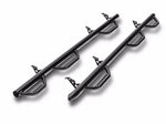 N-Fab Nerf Bar, W2W Series, 2 in Round Bent, Black Textured Powder Coated Steel - T1164RL