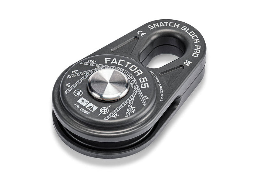 Factor 55 Winch Snatch Block, Aluminum, 51000 lb Minimum Breaking Strength - 00280-06