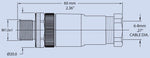 Maretron Marine Network Cable Connector, Micro/Mid Field Attachable 5-Pin Male Connector, Approvals: NMEA 2000 Approved/IEC 61162-3 - FA-CM-ST