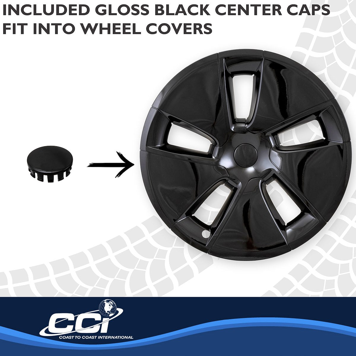 Coast2Coast Universal Wheel Covers 56518BLK product image 4
