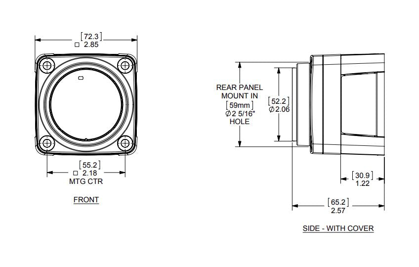 Blue Sea Battery Isolator, 65 amp - 7649-BSS