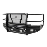 Cattleman HD Bumper, With 2 in Receiver Hitch, Glossy Powder Coated Black Steel - 2370PRSA