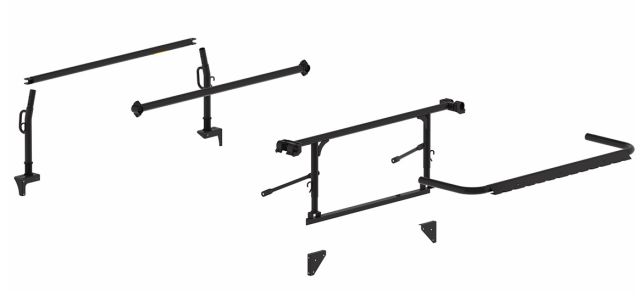 Holman Ladder Rack Component, For Pro Series Ladder Rack, Black, Steel - 12004
