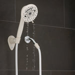 Oxygenics/ ETL Shower Head, Hand Held With 72 in Hose, With 10 Function Spray Settings, 5 in Outer Diameter - 51799