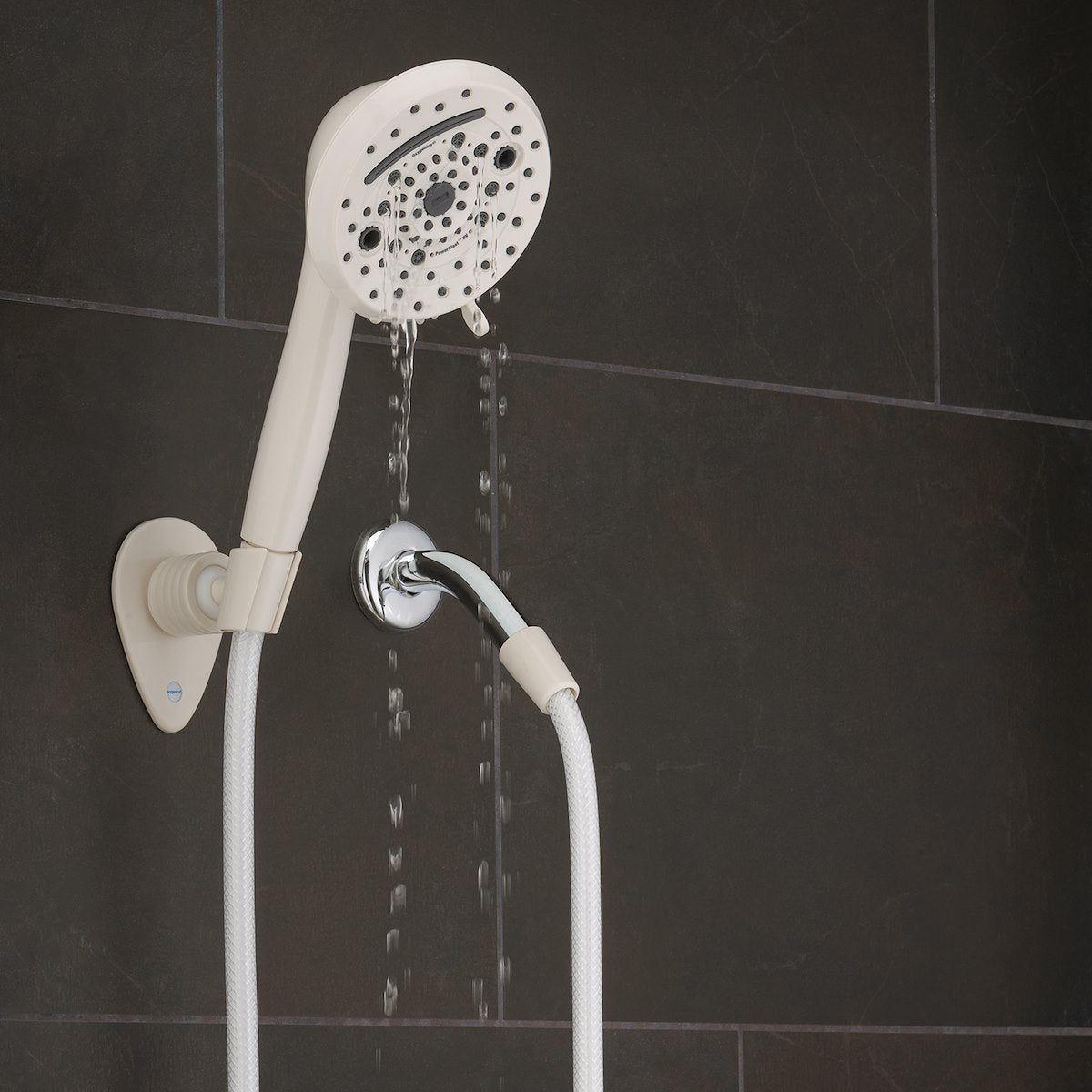 Oxygenics/ ETL Shower Head, Hand Held With 72 in Hose, With 10 Function Spray Settings, 5 in Outer Diameter - 51799