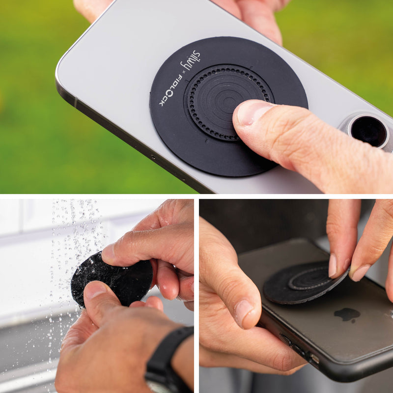 Silwy Magnetic Cell Phone Mount, 360 degree Rotatable, Black - SYFI-SHFF-MVP