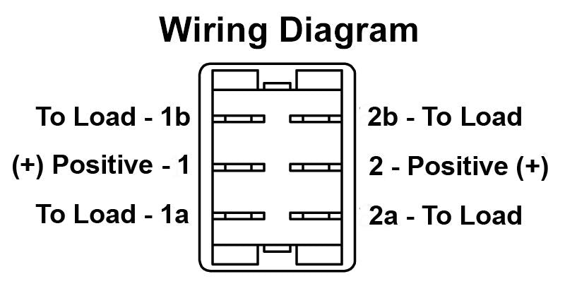 JR Products Multi Purpose Switch, 0.670 in x 0.500 in Cutout, 1.285 in x 0.830 in (Switch), Black - 13025