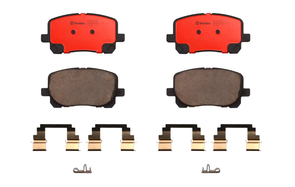 Brembo Brake Pad, FMSI Number D923-7824, Ceramic, Set Of 4 - P83061N