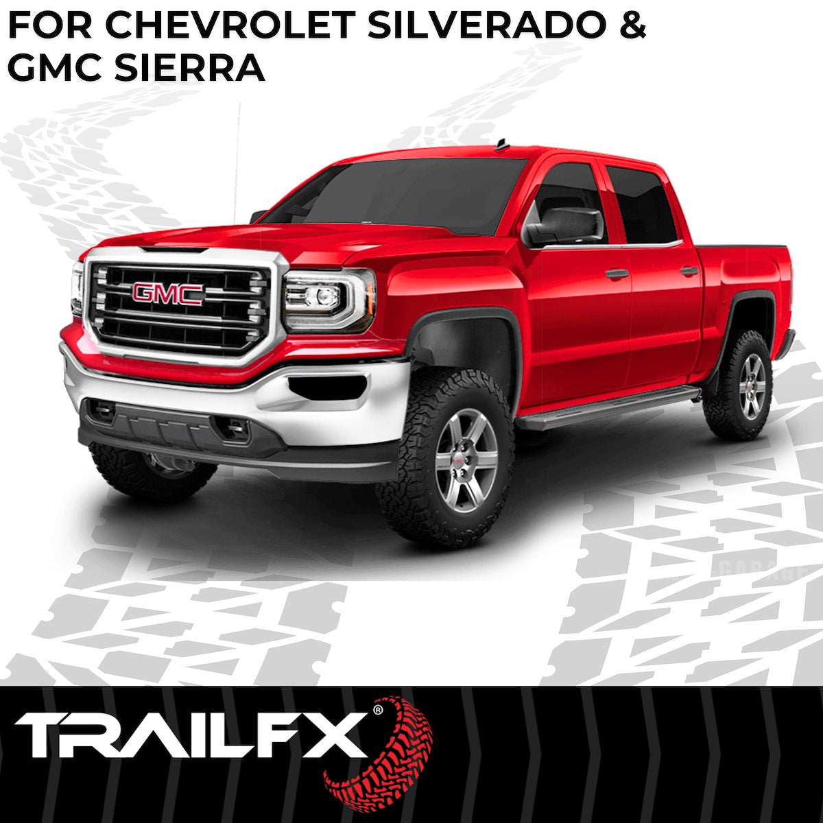 TrailFX Running Boards & Nerf Bars AL6005B product image 8