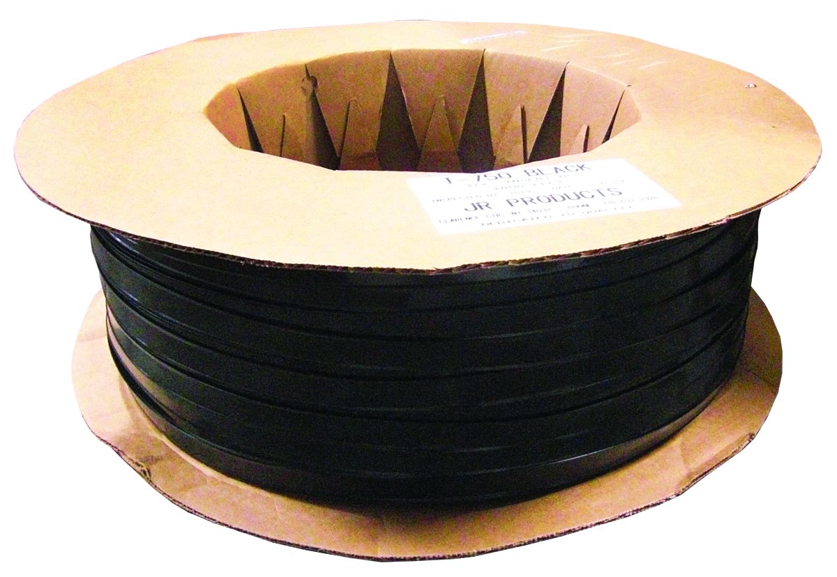 JR Products Trim Molding Insert, 1 in Width X 1000 ft Length, Black - 10161