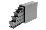 Dee Zee Tool Box, Wheel Well With 5 Drawers, Black Powder Coated Steel, 20.5 in Length x 8.5 in Width x 18.88 Height - DZ95D