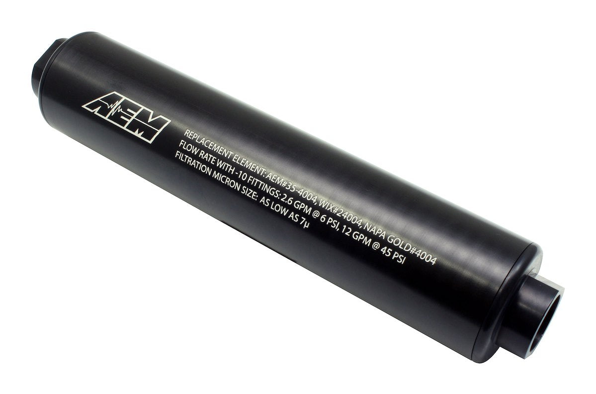 AEM Electronics Fuel Filter 25-201BK product image 1
