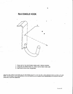Rack-Em Multi Purpose Hook, Black/Gray, Steel - RA-8
