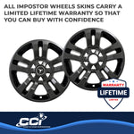 Coast2Coast Wheel Skins & Styled Wheel Covers IWCIMP377BLKN product image 3
