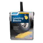 Camco Leveling Block, 8-1/4 in Length x 8-1/4 in x 1 Height, 4000 lb Capacity, Set Of 10 - 44505