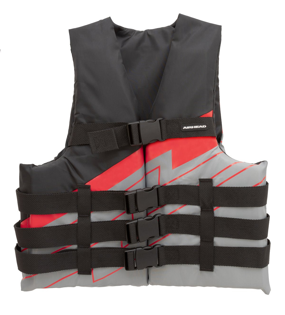 Airhead PFD - Personal Floatation Device, Fits Chest Sizes 52 in To 60 in, 2X-Large/3X-Large, Black/Grey And Orange - 30084-06-A-BR
