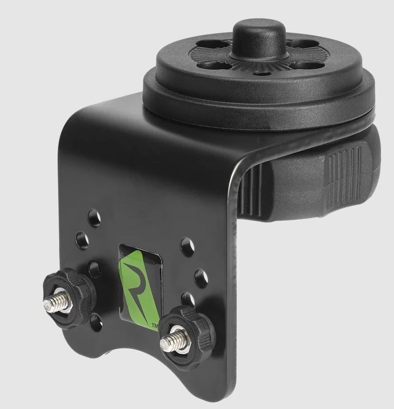 Railblaza Multi Purpose Accessory Mount, Black, Powder Coated Aluminum/Fiberglass Reinforced Nylon/Rubber, 3.3 in Width - 11-4204-11