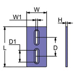 Martyr Anodes Marine Anode Kit, 12 in Length x 6 in Width x 1/2 in Height - CMDIVERZ