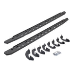 Go Rhino Running Board, RB30 Slim Line, Black, Galvanized Steel - 69641687ST