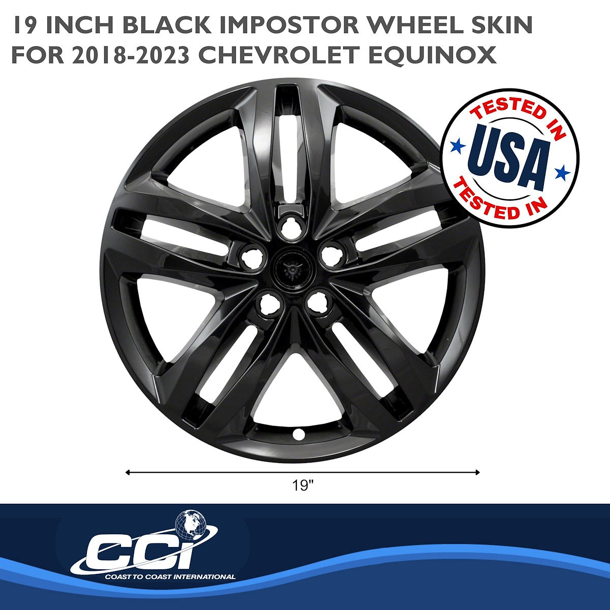 Coast2Coast Wheel Skins & Styled Wheel Covers IWCIMP415BLK product image 2