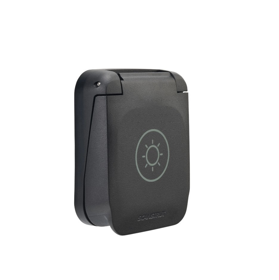 Scanstrut Solar Power Port Inlet, Ventura Series, Black, 20 amp/24 V DC - SC-V-S2