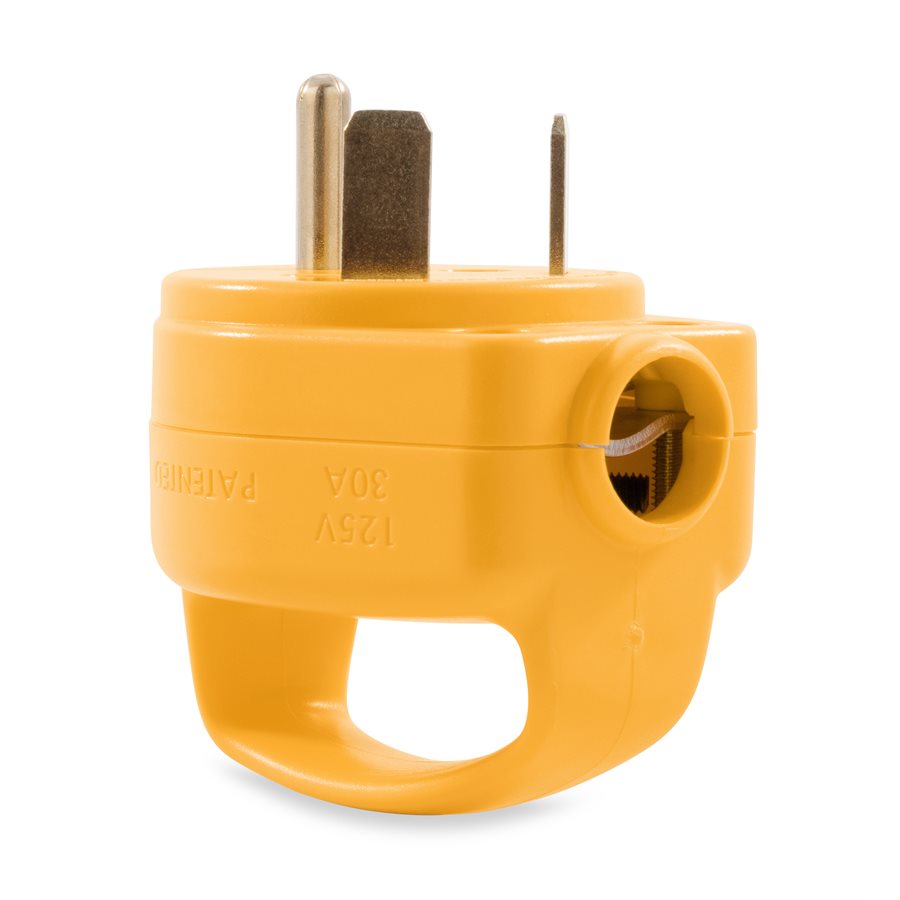 Camco Power Cord Plug End, 30 amp, TT-30P - 55283